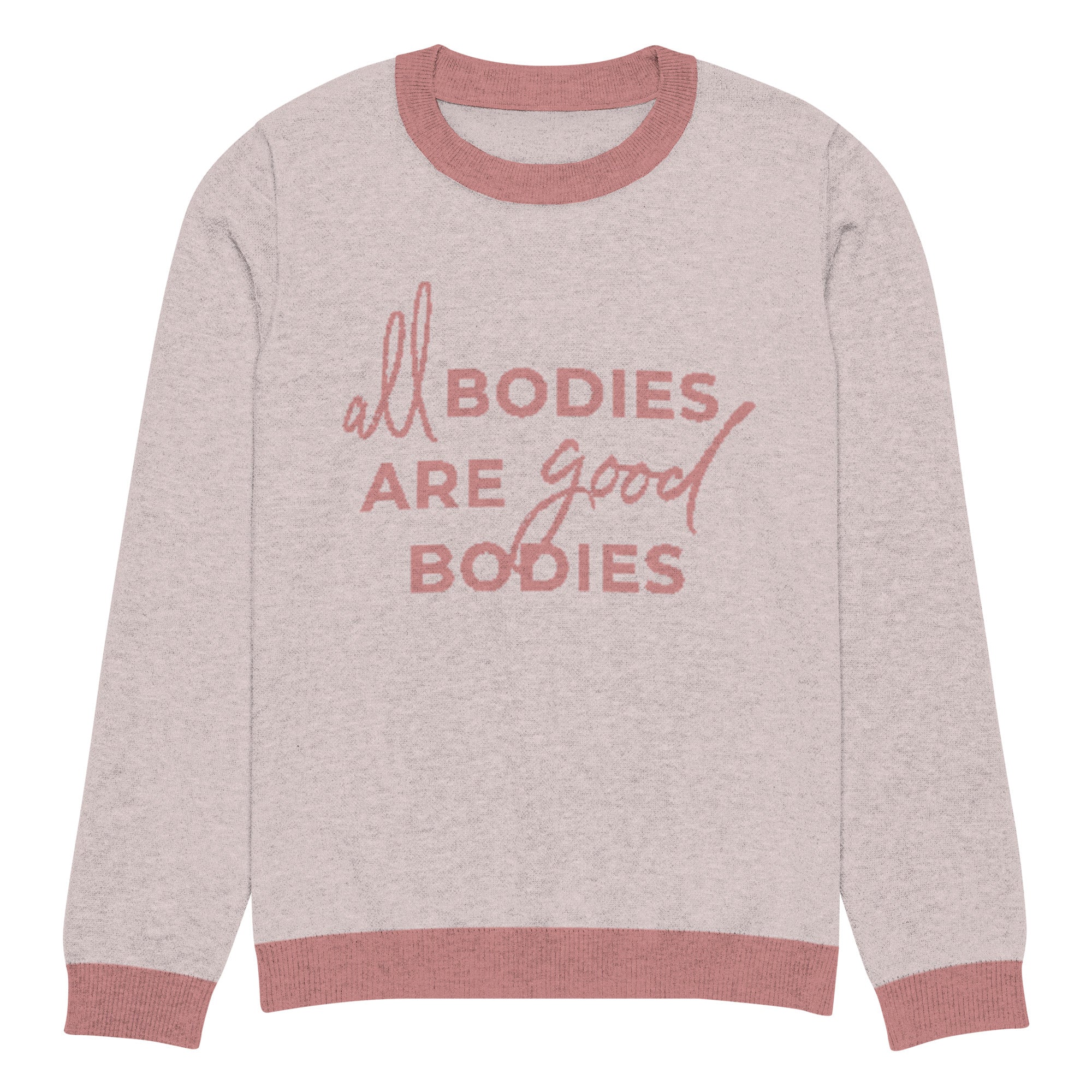 All Bodies Are Good Bodies Knitted Sweater - Image 7