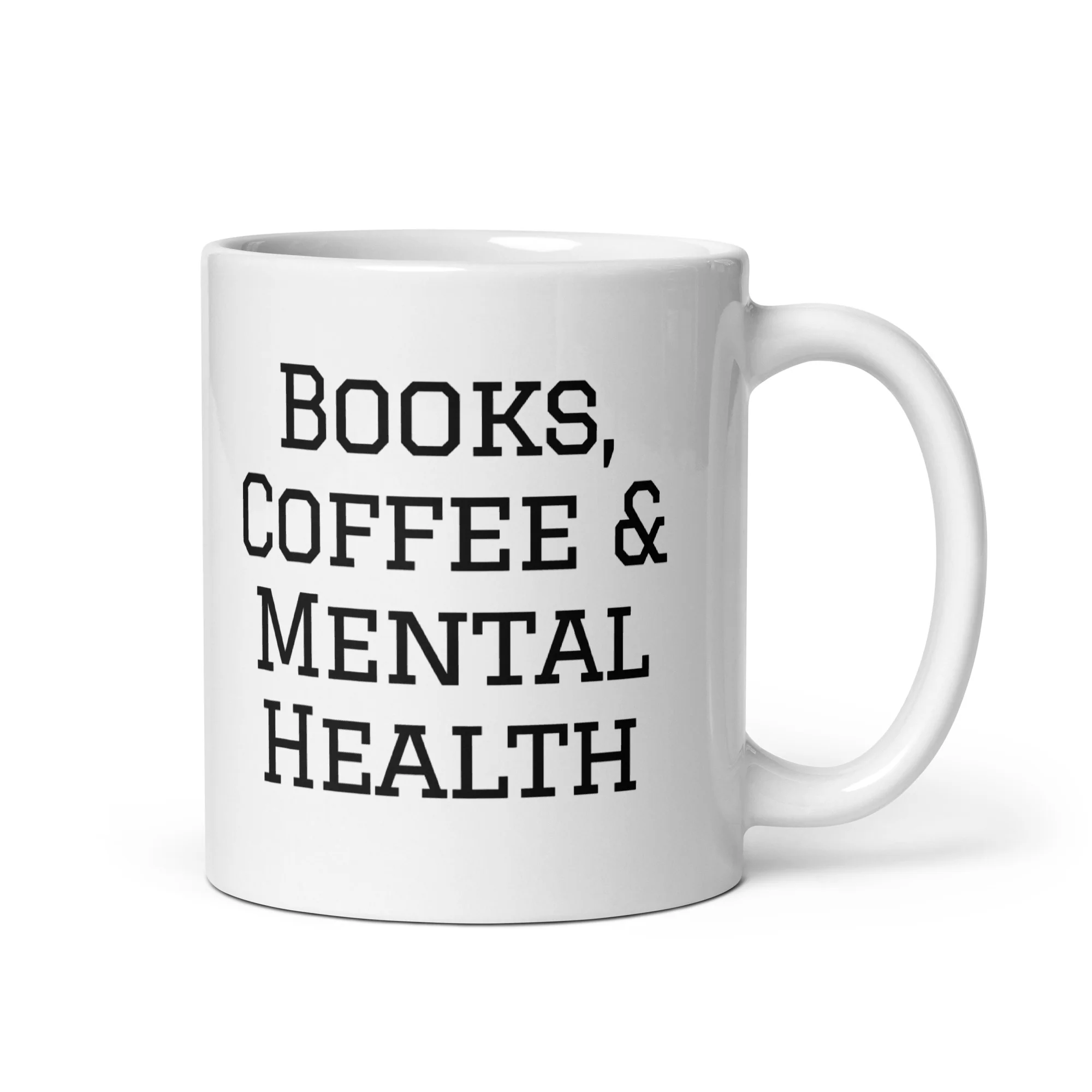 BOOKS, COFFEE & MENTAL HEALTH MUG - Image 2
