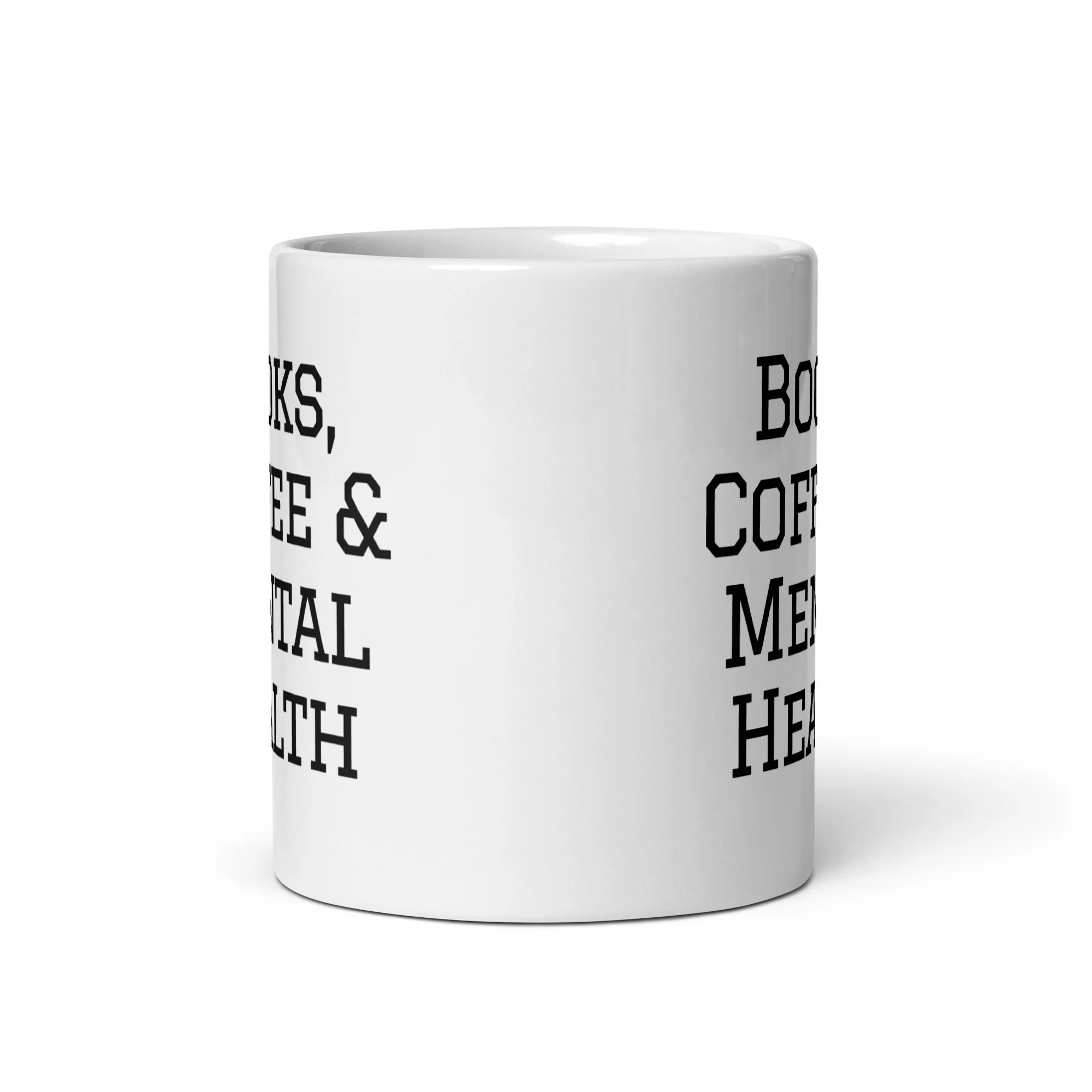 BOOKS, COFFEE & MENTAL HEALTH MUG - Image 4