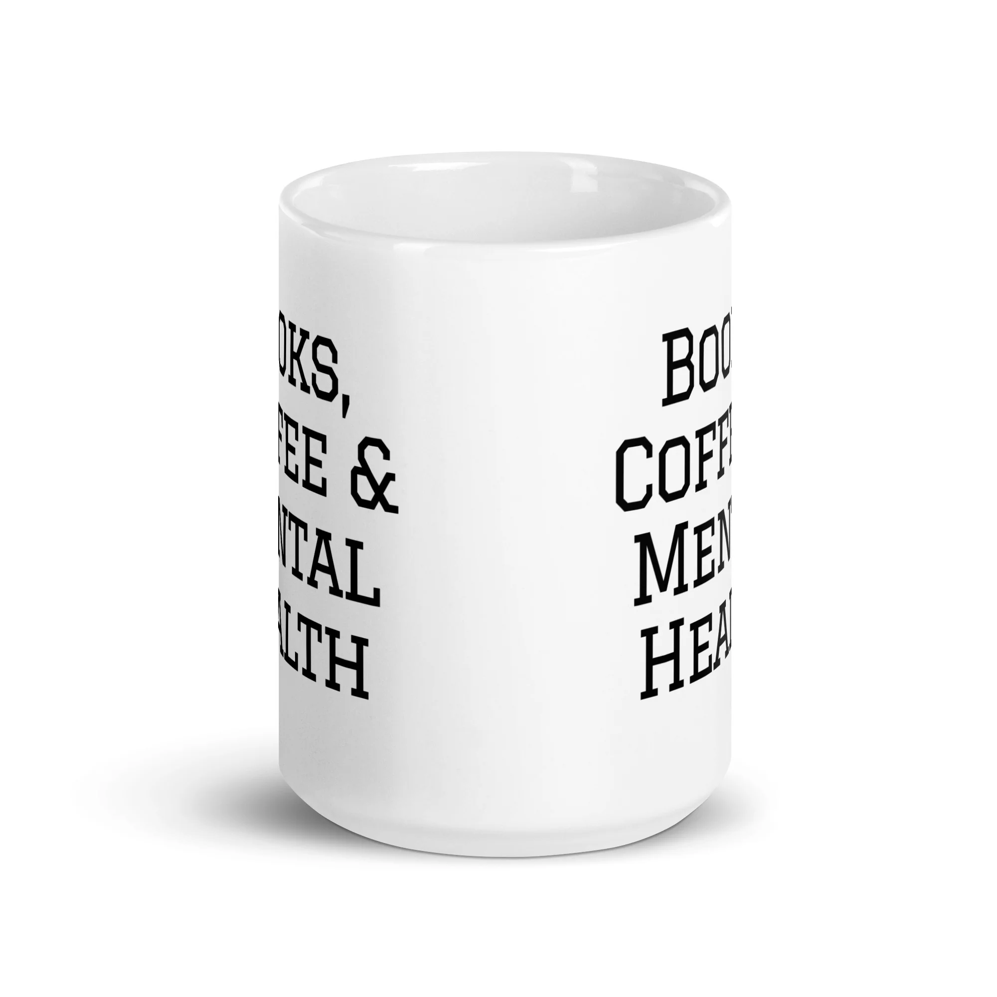 BOOKS, COFFEE & MENTAL HEALTH MUG - Image 6