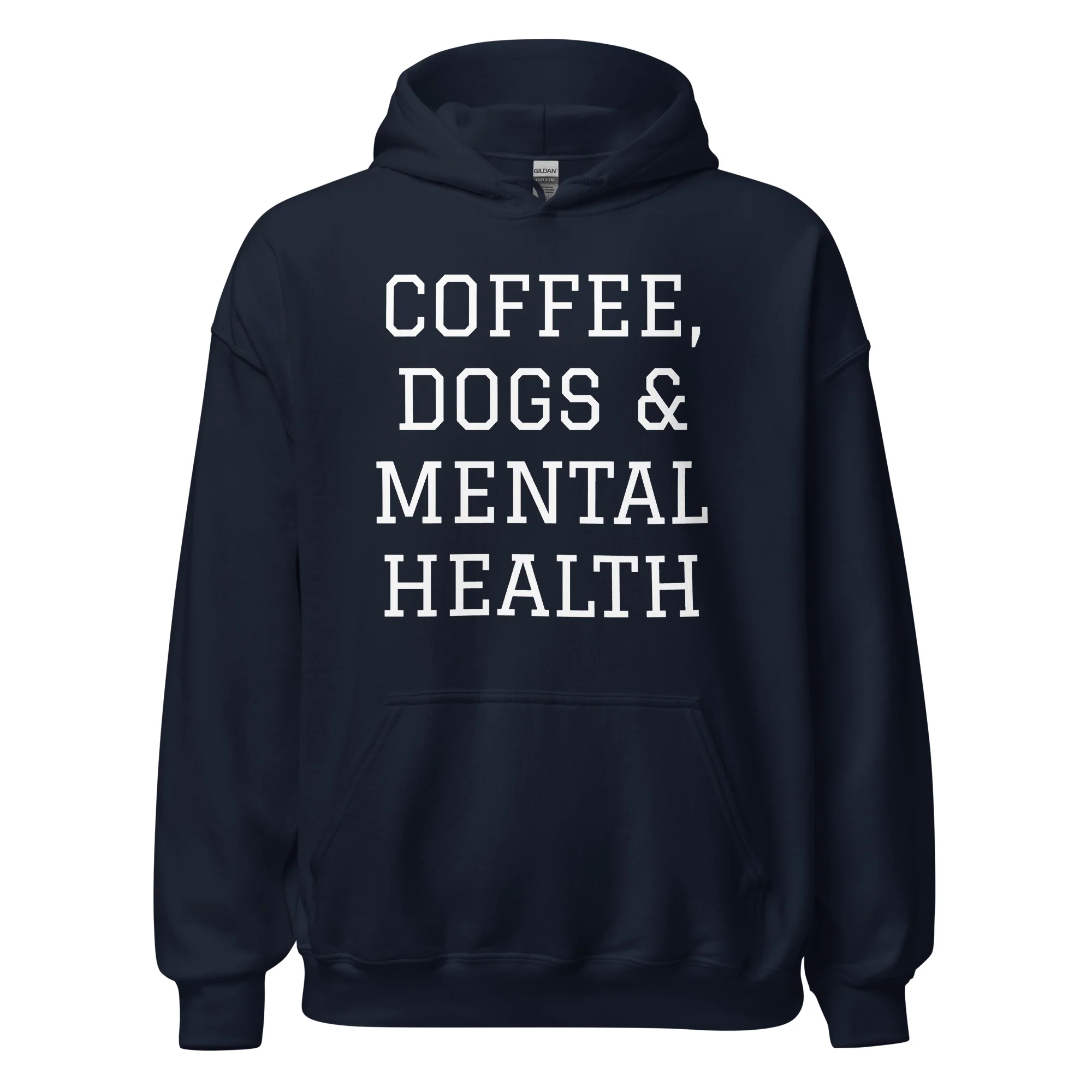 Coffee, Dogs & Mental Health Hoodie - Image 4