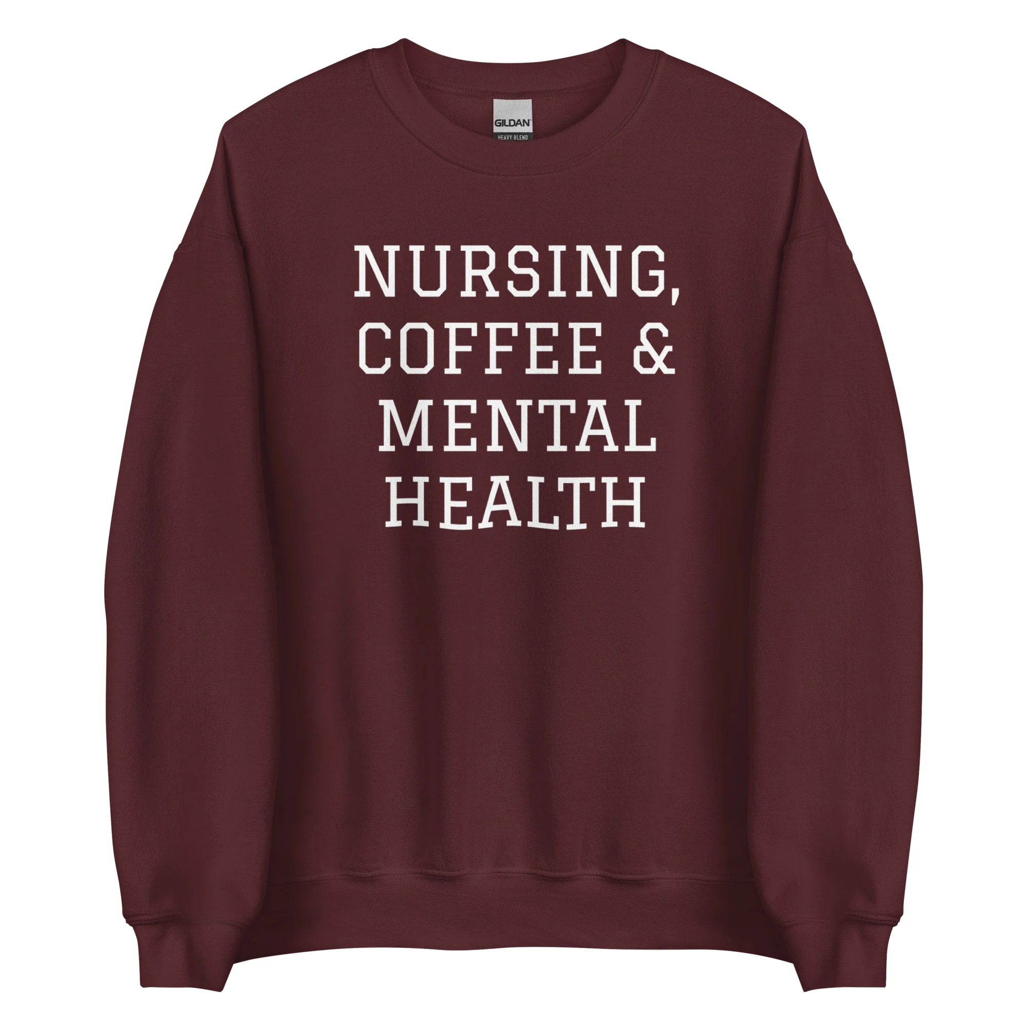 Nursing, Coffee & Mental Health Sweatshirt - Image 3