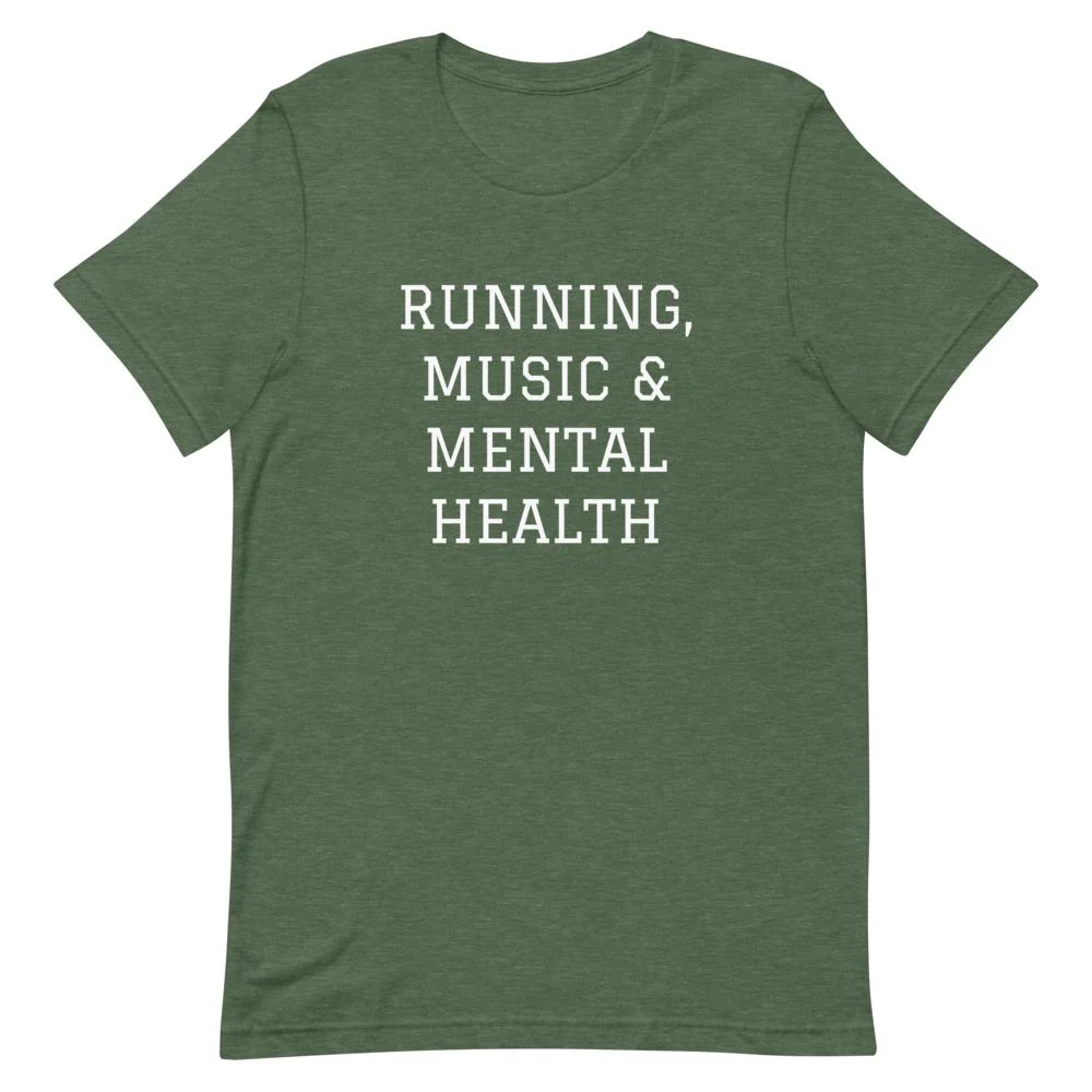 Running, Music & Mental Health T-Shirt - Image 3