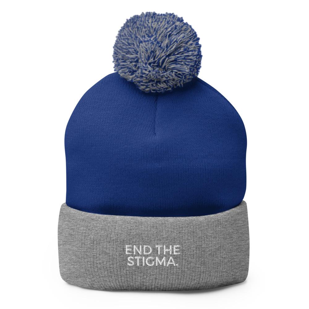 End The Stigma. Pom-Pom Beanie - Image 3
