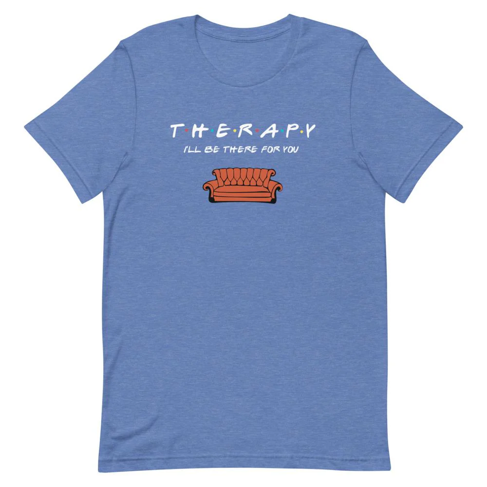Friends Font Therapy T-Shirt - Image 5