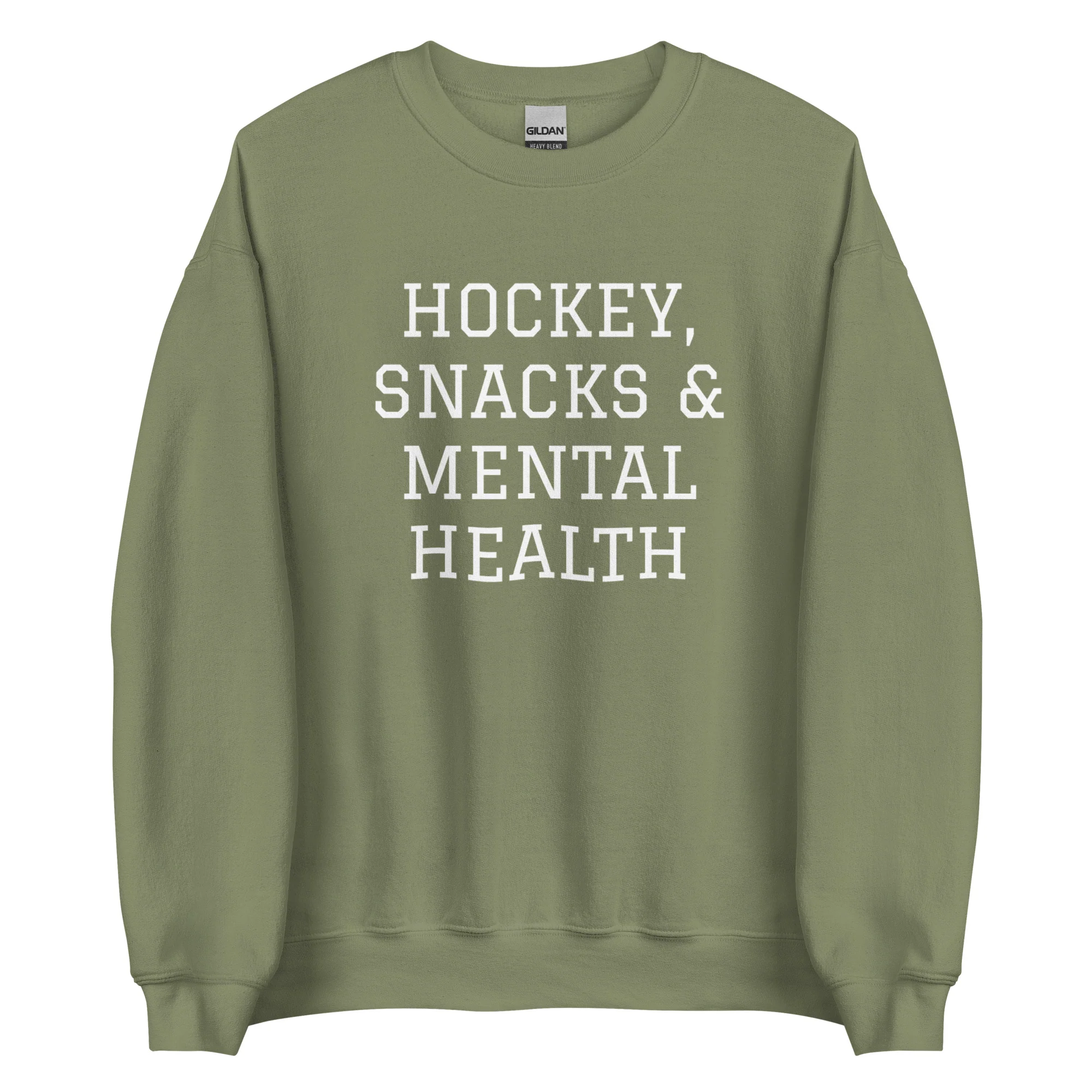 Hockey, Snacks & Mental Health Sweatshirt - Image 4