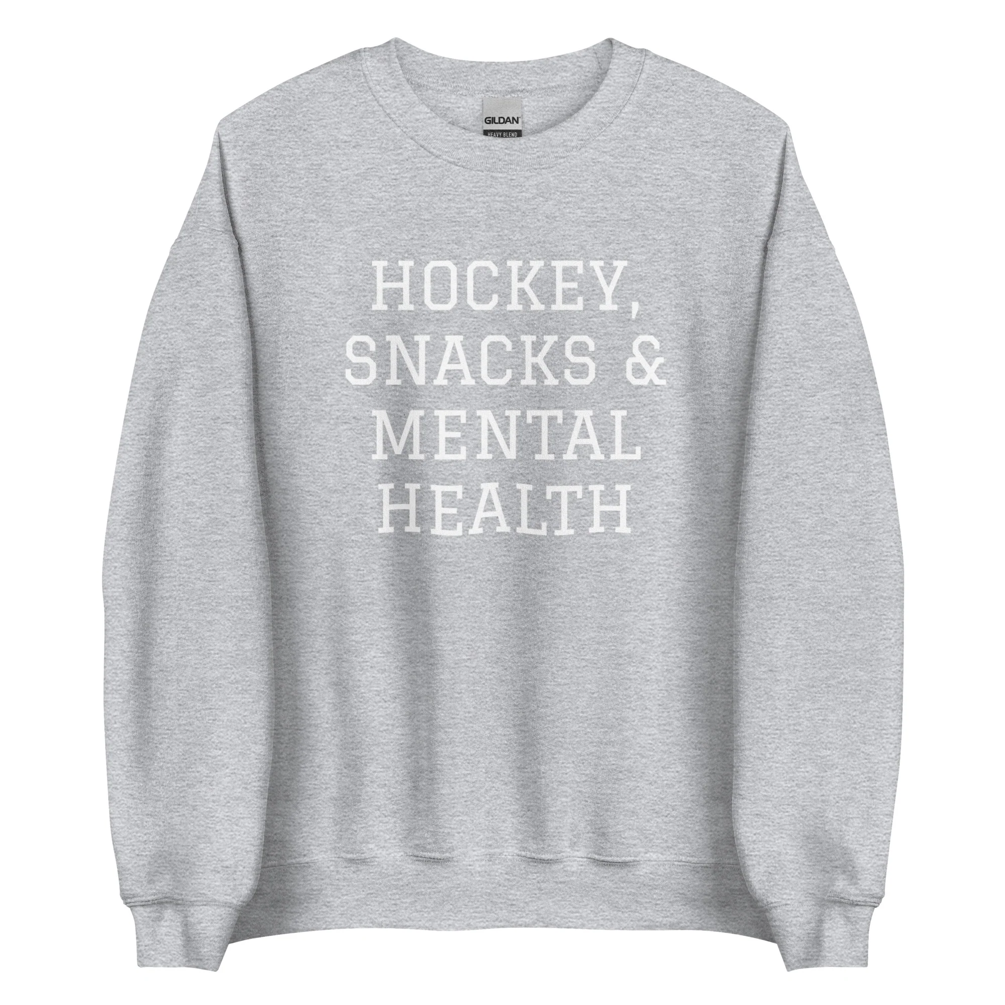 Hockey, Snacks & Mental Health Sweatshirt - Image 5