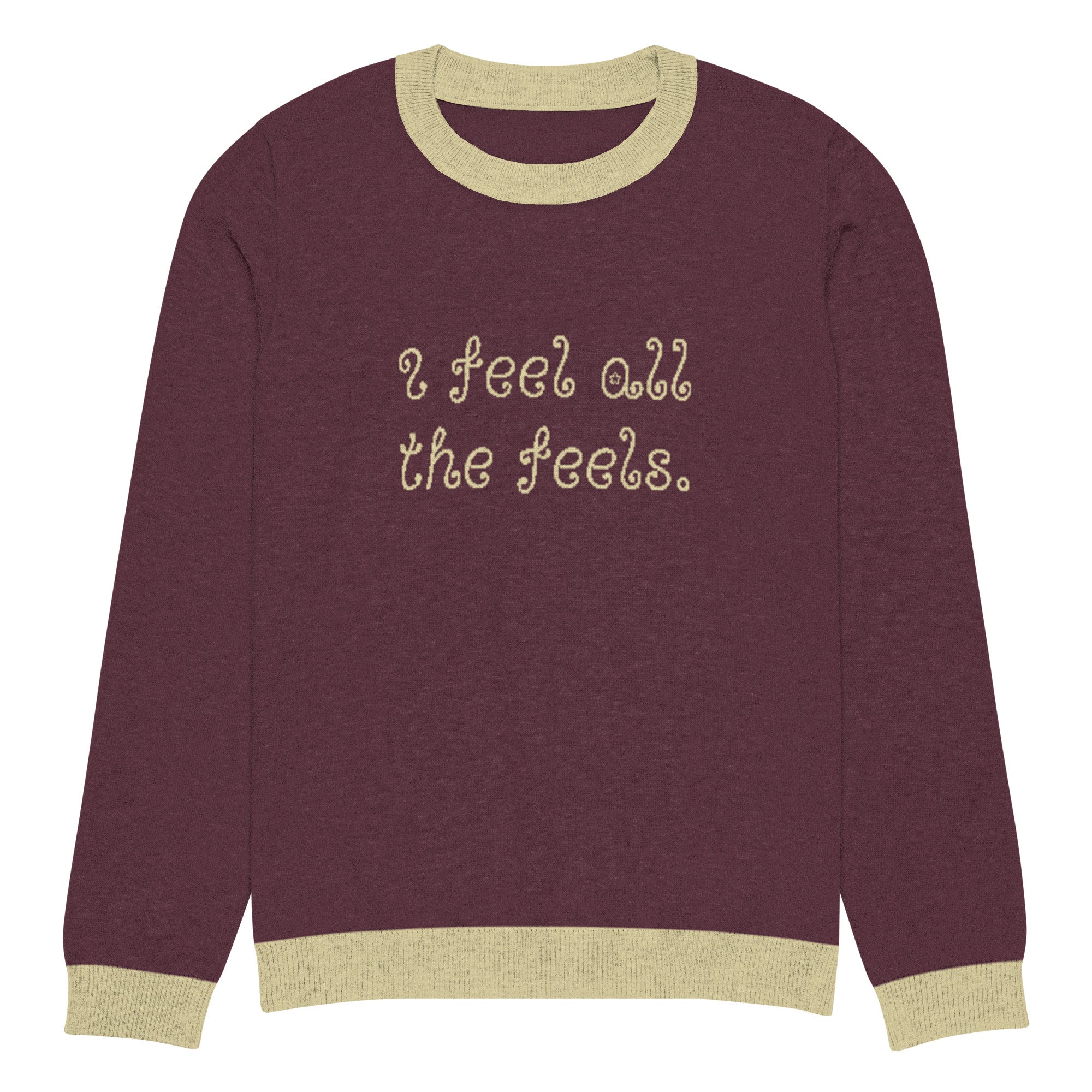 I Feel All The Feels Knitted Sweater - Image 17