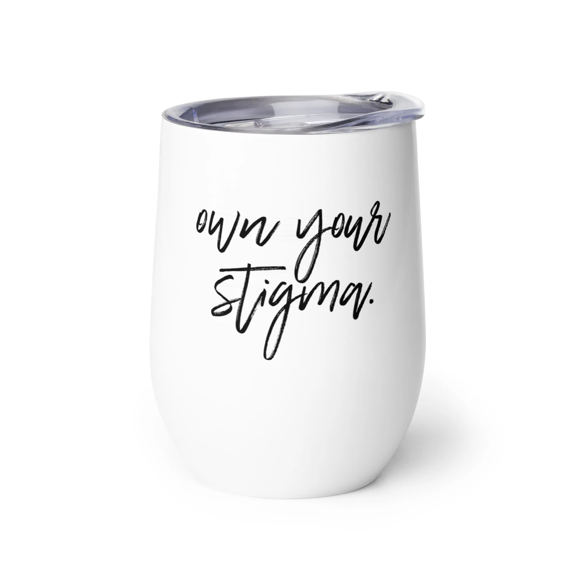 It's Okay To Not Be Okay Wine tumbler - Image 4