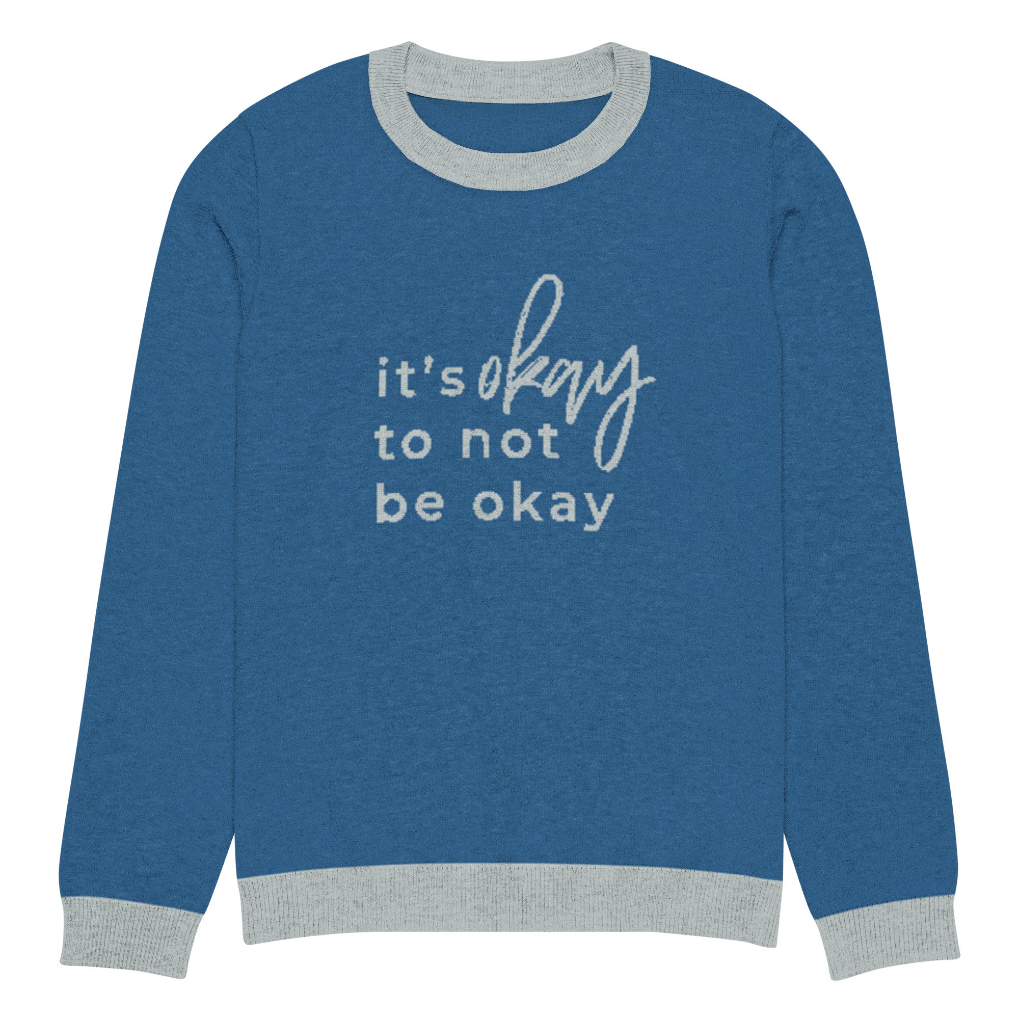 It's Okay To Not Be Okay Knitted Sweater - Image 6