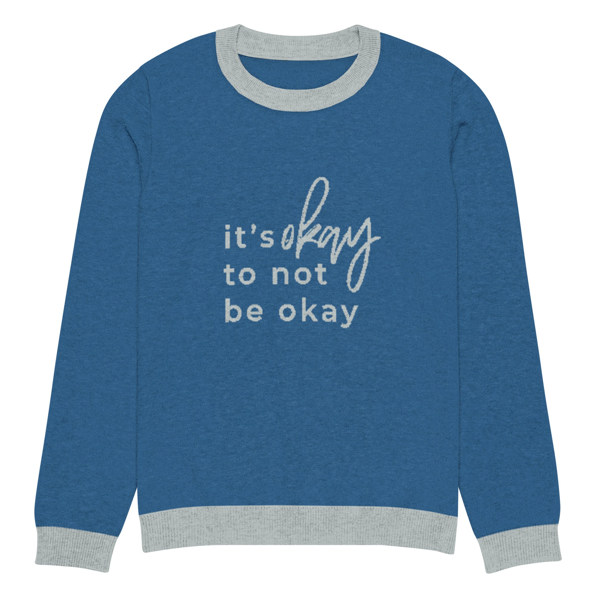 It's Okay To Not Be Okay Knitted Sweater - Image 8