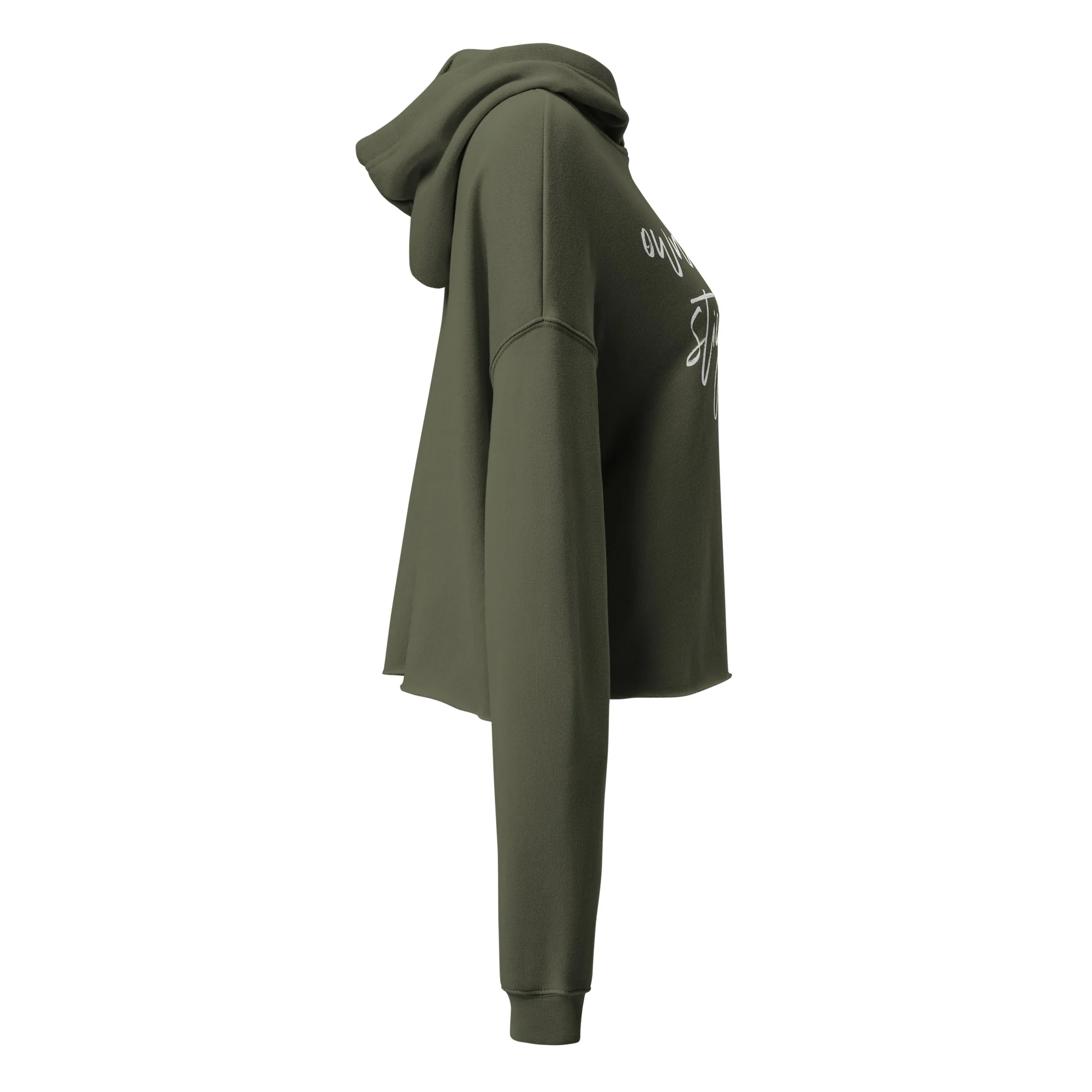 Own Your Stigma Crop Hoodie - Image 7