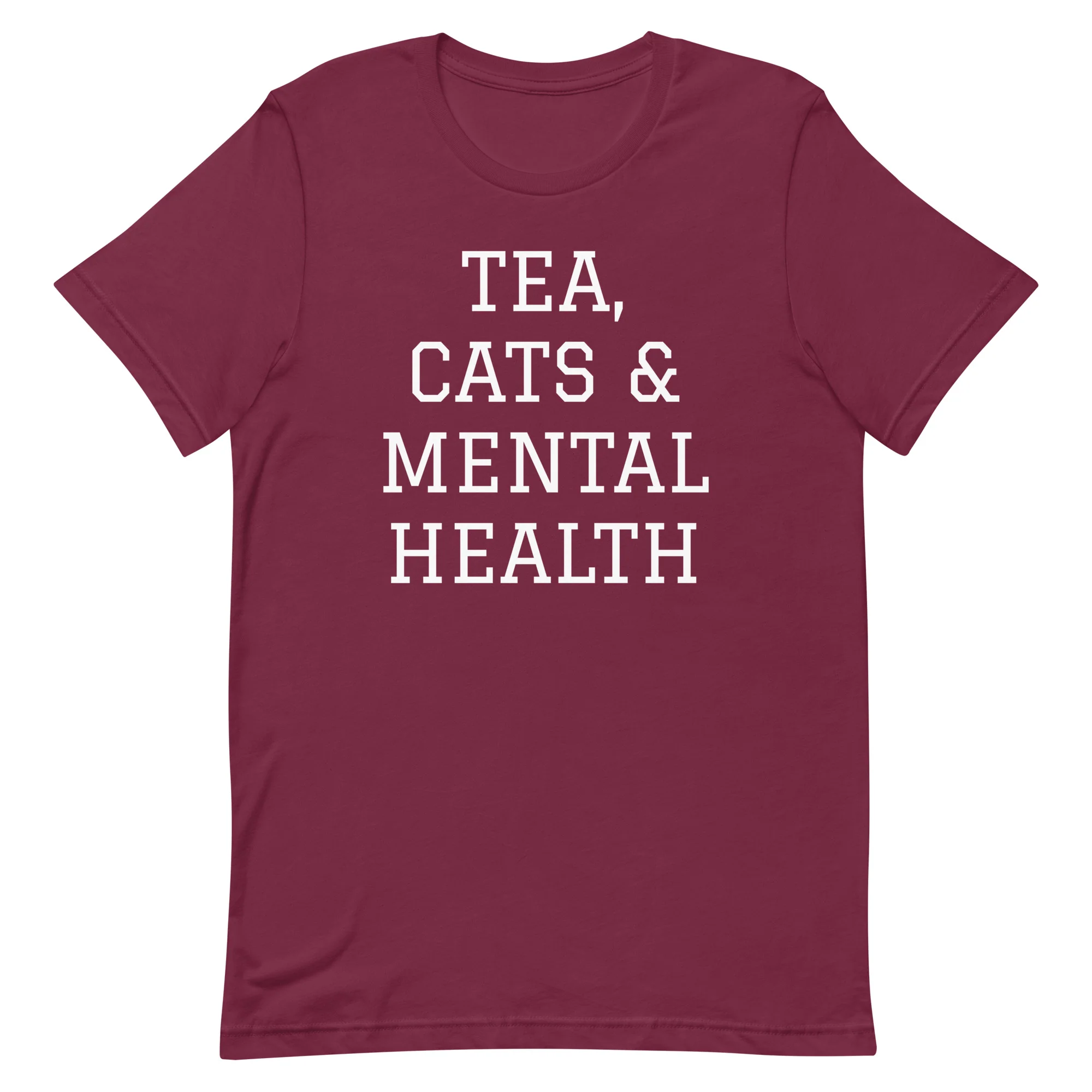 Tea, Cats & Mental Health T-Shirt - Image 3